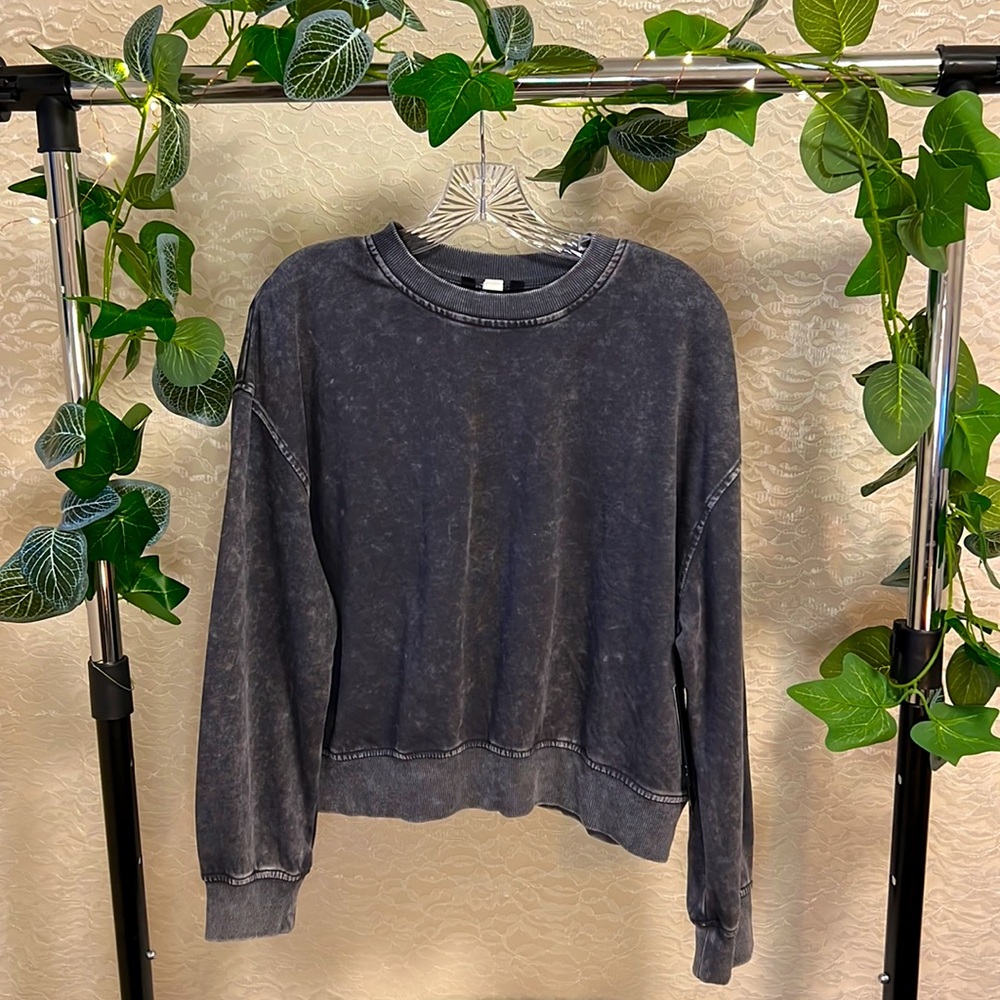Supplies by Unionbay LS Sweatshirt, Size L, Grey